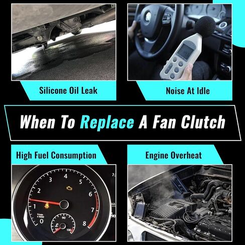 Electronic Radiator Cooling Fan Clutch 2906 Compatible with Dodge Ram 1500 2500 3500 Pickup Ram 1500 Classic 2500 3500 4000 2011-2018 V8 5.7L 55057152AA 55057087AA in Saudi Arabia