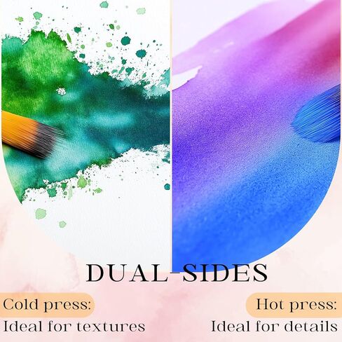 كراسة رسم مجلة الألوان المائية، 5.5 بوصة × 5.5 بوصة، دفتر رسم من القطن بألوان مائية، غطاء من الكتان مع قلم ماء الصنبور، 24 ورقة بوزن 140 رطل، 300 جرام في المتر المربع للرسم أثناء السفر أثناء التنقل in Kuwait