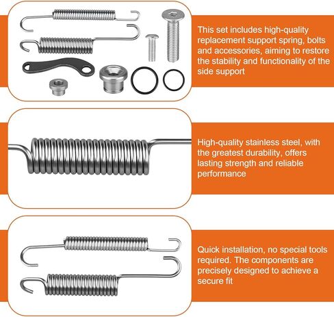 Side Stand Springs Compatible with KTM 125–500 EXC EXC-F XC XCW XC-W XCW TPI Six Days XCF XCF-W 2016–2023, Durable Motorcycle Kickstand Replacement Accessories in Kuwait