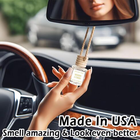 Car Air Freshener Hanging,Cute Air Diffuser for Car, Long Lasting Car Air Fresheners, Car Fresheners for Women, Made in USA(2 Pack) in Saudi Arabia