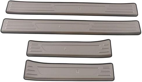Entry Guards Cover Compatible with Mitsubishi New Outlander 2022 2023 2024 2025 2026 Outer Door Sills Scuff Plate Trim Interior Car Accessories Stainless Steel 4PC(Silver) in Saudi Arabia