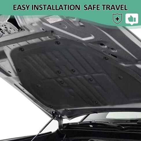 Replacement Hood Insulation Pad Mat for 2025 2024 2026 Tacoma Hood - Hood Insulation Pad Heat Shield Sound Deadening Hood Heat Liner for 2024-2025 Toyota Tacoma Accessories in Saudi Arabia