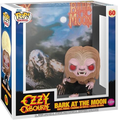 فانكو بوب! الألبومات: Ozzy Osbourne - Bark at The Moon - Flocked - مجسم من الفينيل قابل للتجميع - فكرة هدية - بضائع رسمية - ألعاب للأطفال والكبار - عشاق الموسيقى - مجسم نموذجي لهواة الجمع in Saudi Arabia