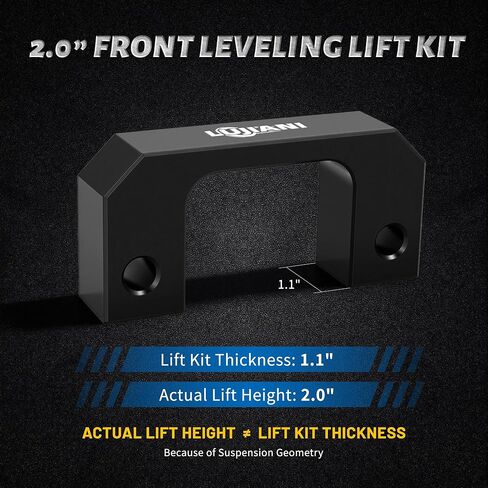 2 Inch Front End Leveling Lift Kit for 2007-2024 Silverado 1500 Avalanche Suburban Tahoe, Suspension Spring Strut Lift Spacers Compatible with 2007-2024 Sierra 1500 Yukon, 2 Pack in Saudi Arabia