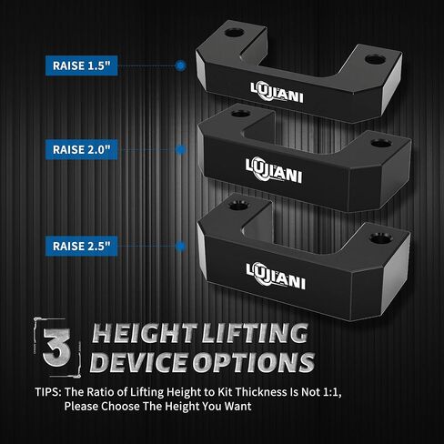 2 Inch Front End Leveling Lift Kit for 2007-2024 Silverado 1500 Avalanche Suburban Tahoe, Suspension Spring Strut Lift Spacers Compatible with 2007-2024 Sierra 1500 Yukon, 2 Pack in Saudi Arabia
