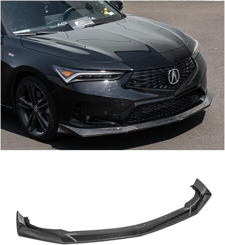 استبدال موديلات 2023-Present Acura Integra DE4 | مجموعة الأداء EOS، فاصل الشفة السفلية للمصد الأمامي (بلاستيك ABS - مطلي باللون الأسود اللامع) in Kuwait