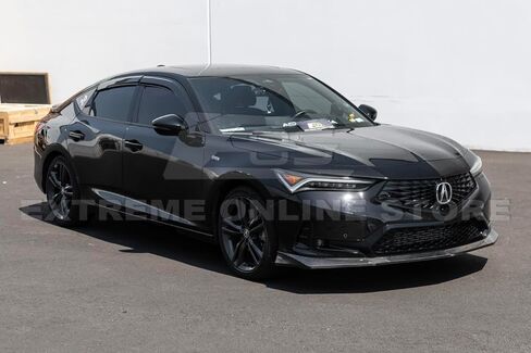 استبدال موديلات 2023-Present Acura Integra DE4 | مجموعة الأداء EOS، فاصل الشفة السفلية للمصد الأمامي (بلاستيك ABS - مطلي باللون الأسود اللامع) in Kuwait