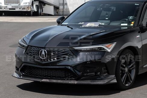 استبدال موديلات 2023-Present Acura Integra DE4 | مجموعة الأداء EOS، فاصل الشفة السفلية للمصد الأمامي (بلاستيك ABS - مطلي باللون الأسود اللامع) in Kuwait