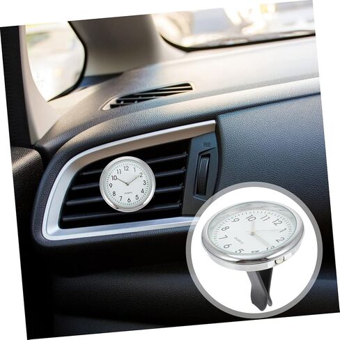 Dashboard Clock Adhesive Auto Vehicle Luminous for Cars SUV Home Office Stable Installation Accurate Display Decorative and Portable in Kuwait