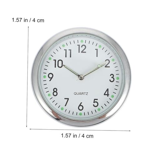 Dashboard Clock Adhesive Auto Vehicle Luminous for Cars SUV Home Office Stable Installation Accurate Display Decorative and Portable in Kuwait