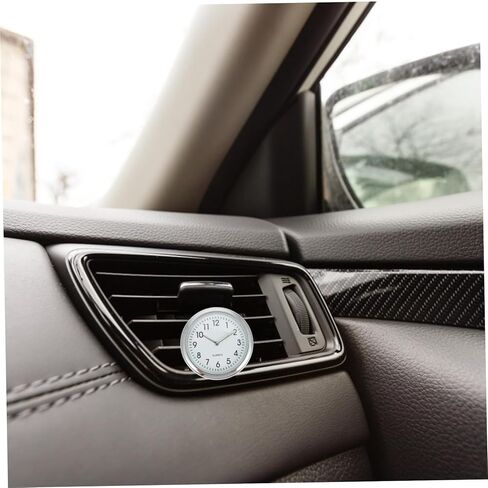 Dashboard Clock Adhesive Auto Vehicle Luminous for Cars SUV Home Office Stable Installation Accurate Display Decorative and Portable in Kuwait