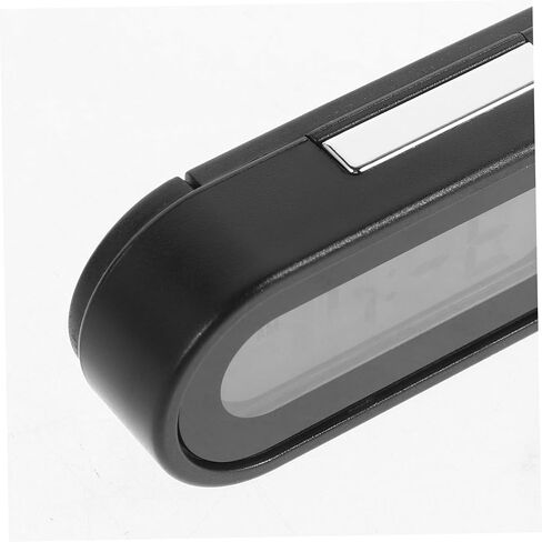 Cabilock Mini Clock with Backlight and Real Temperature Display Portable Electronic Dashboard Timer for Accurate Timekeeping and Vehicle Interior Monitoring in Saudi Arabia