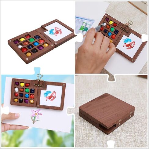 Mini Travel Watercolor Paint Set Portable Watercolor Kit tobios kits watercolor set for Artists and Beginners in Saudi Arabia
