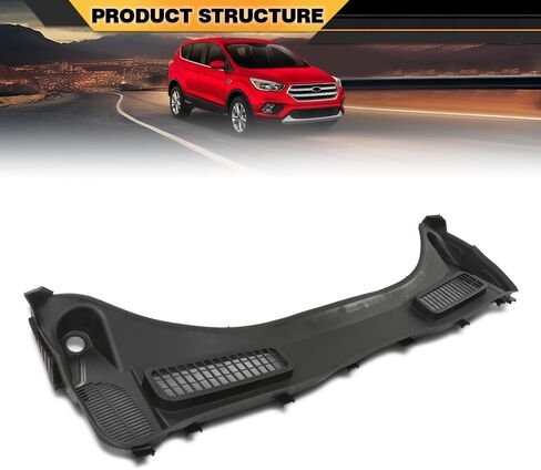 Windshield Wiper Cowl Top Panel Compatible with Ford Escape 2013-2019 CJ5Z78022A68A, CJ5Z-78022A68-A in Saudi Arabia