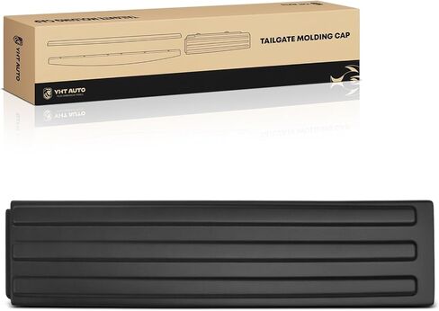 YHTAUTO Tailgate Molding Cap Fit for Ford F-150 2009-2014 | Texture Black Rear Right Passenger Side Tailgate Top Cap Protector Molding Trim Cover in Saudi Arabia