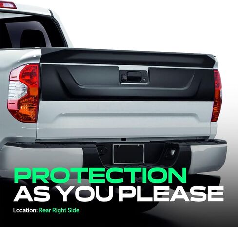 YHTAUTO Tailgate Molding Cap Fit for Ford F-150 2009-2014 | Texture Black Rear Right Passenger Side Tailgate Top Cap Protector Molding Trim Cover in Saudi Arabia