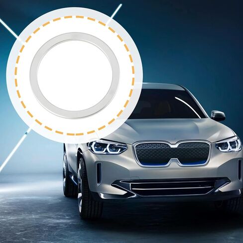 20 قطعة وعاء زيت السيارة قابس التصريف غسالات ألومنيوم 22x27x1.5 مللي متر 07119963355 N0138272 0024151139 متوافق مع BMW متوافق مع بورش in Saudi Arabia