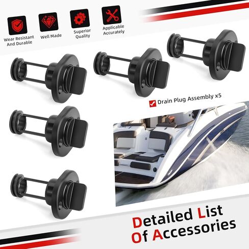 For Yamaha LST1200 FRT1100 FAT1100 SAT1800 SXT1100 SXT1800 5x Drain Plug Assembly 1996-2020 in Saudi Arabia