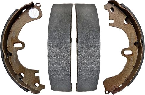 Rear Semi Metallic Drum Brake Shoe Set Compatible with 1983-1998 Toyota Corolla/Celica/Camry 1.6L 1.8L 2.0L 2.2L | BS588 in Saudi Arabia