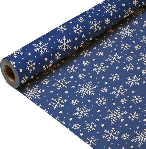 volila Brown Paper Roll 17.5 inch x 50 feet - Stars Kraft Paper Roll for Gift Wrapping Flower Boquet Craft Supplies - Brown Wrapping Paper for Moving Packing Paper in Kuwait
