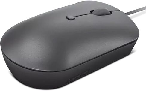 Lenovo 400 USB-C Compact Wired Mouse – Pocket Friendly Portable Mouse for Notebook or Large Computer Monitor, Black in Kuwait