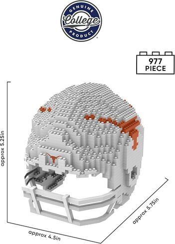 FOCO Texas Longhorns NCAA 3D BRXLZ Replica Helmet in Saudi Arabia