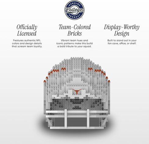 FOCO Texas Longhorns NCAA 3D BRXLZ Replica Helmet in Saudi Arabia