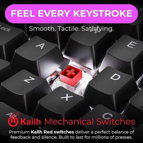 Cloud Nine ErgoTKL Ergonomic Tenkeyless Mechanical Keyboard for PC – Kailh Brown – TKL RGB Backlit Ergo Split Key Board in Kuwait