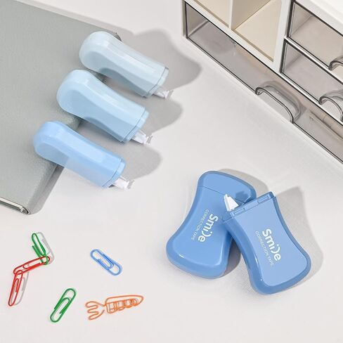 Temiary 10 Pcs Mini White Correction Tape, Smooth Pull Out Tapes, Easy to Use Aesthetic Applicator Set Back to School Office Supplies for Instant Corrections (Purple) in Saudi Arabia