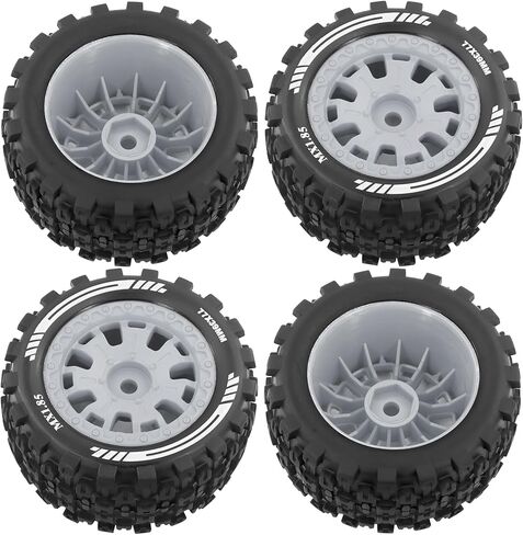 OGRC 1/18 RC Wheels and Tires 12mm Hex Tyre for ARRMA 1/18 Typhon Granite Grom (Grey) in Saudi Arabia