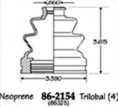 Empi 86-2154D CV Boot Kit in Saudi Arabia
