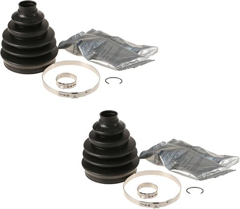 GKN Loebro Set of 2 Front Outer CV Axle Joint Boot Kits For BMW E53 X5 2000-2006 in Saudi Arabia