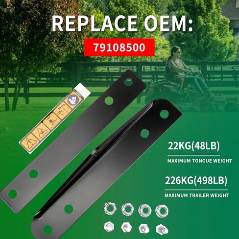 طقم وصلة ربط Zero Turn يناسب Gravely ZT HD 44/48/52/60 Compact-PRO PRO-Turn Z PRO-Turn ZX ومجموعة وصلة مقطورة شديدة التحمل لنماذج Ariens Zenith، هيكل فولاذي متين، المرجع. رقم 79108500 in Kuwait