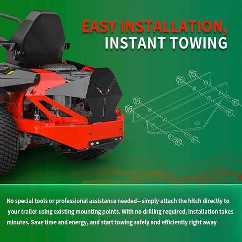 طقم وصلة ربط Zero Turn يناسب Gravely ZT HD 44/48/52/60 Compact-PRO PRO-Turn Z PRO-Turn ZX ومجموعة وصلة مقطورة شديدة التحمل لنماذج Ariens Zenith، هيكل فولاذي متين، المرجع. رقم 79108500 in Kuwait