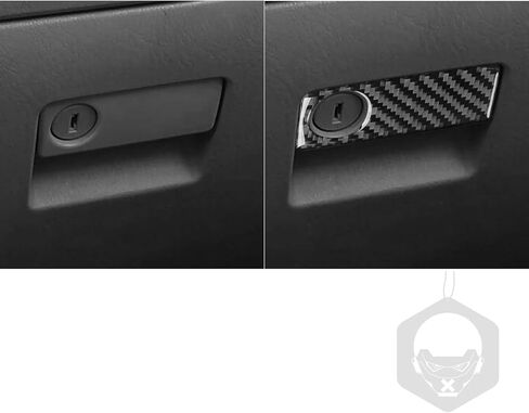 Monoder ألياف الكربون الداخلية اكسسوارات صندوق القفازات التبديل نوع 1 قطعة لمازدا CX-9 2010-2015 in Saudi Arabia