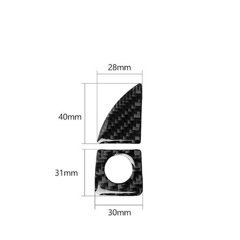 Carbon Fiber Interior Accessories Glove Box Switch for Lexus is 2006-2012 IS250 300 350C in Saudi Arabia
