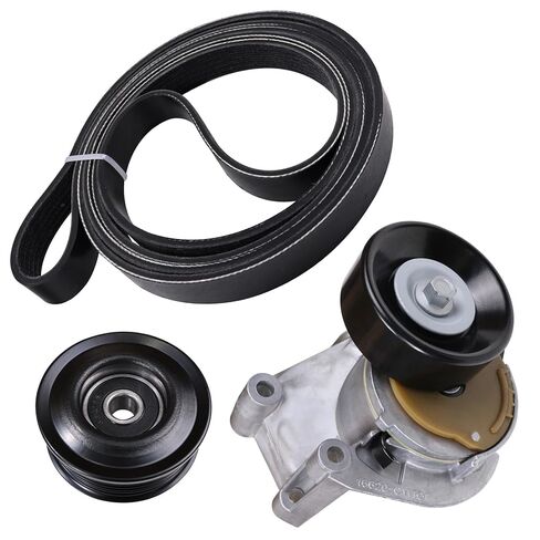 90K-38488 Serpentine Belt Drive Tensioner Pulley Component Kit Fit for 1998-2009 Toyota Tundra 4Runner Sequoia Land Cruiser for Lexus LX470 GX470 LS430 GS430 GS400 4.0L 4.3L 4.7L V8#89255 38488 in Saudi Arabia