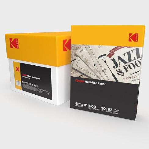 Kodak Printer Paper 8.5 x 11 | 20 lb Copy Paper 92 Bright | 10 Reams | 5,000 Sheets in Saudi Arabia