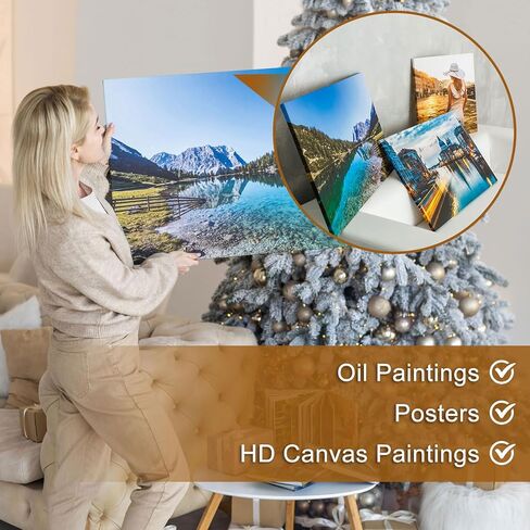 uxcell 2 Pcs DIY Canvas Stretcher Bars, 10 x 16 Inch Canvas Frame Wooden Frames Kit Sturdy Stretcher Frames for Oil Paintings Prints Posters in Saudi Arabia
