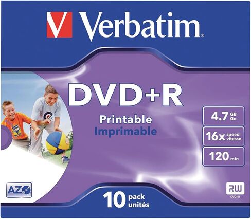 Verbatim 43498 DVD+R 16x غير مطبوع 10pk in Saudi Arabia