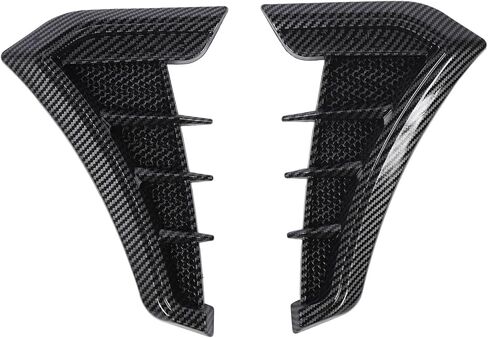 Car Wing Vent Trim Cover for 1 Series E90 E91 - Side Vent Decoration Trim for Enhanced and Performance - Trim (Black) in Saudi Arabia