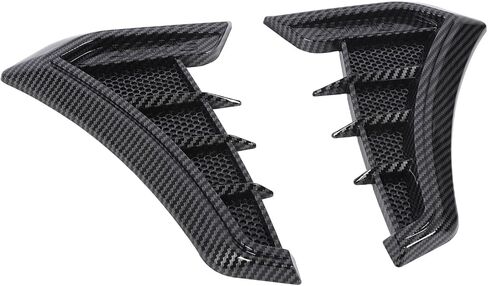 Car Wing Vent Trim Cover for 1 Series E90 E91 - Side Vent Decoration Trim for Enhanced and Performance - Trim (Black) in Saudi Arabia