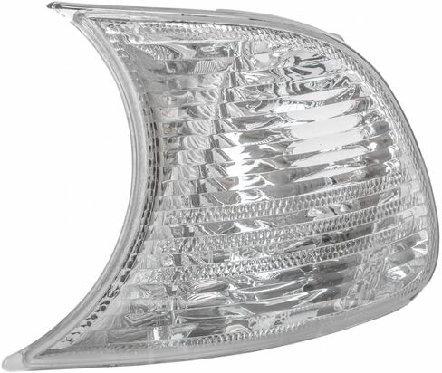 CarLights360: لـ 2002 2003 2004 2005 2006 BMW M3 بدوره إشارة/مصباح إيقاف السيارة سائق وجانب الركاب زوج إشارة الانعطاف الأبيض | BM2520113 BM2521113 in Saudi Arabia