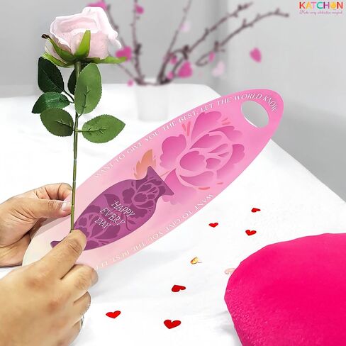 KatchOn, 1000 Pcs Artificial Red Rose Petals - Silk, Fake Rose Petals for Romantic Night for Her Set, Decorative Rose Petals for Bed, Happy Anniversary Decorations, Wedding Aisle Decor in Saudi Arabia