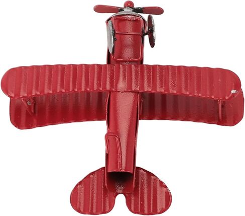 Vintage Airplane Model, Iron Art Ornament for Car Console Cake Decoration Photography Prop in Saudi Arabia