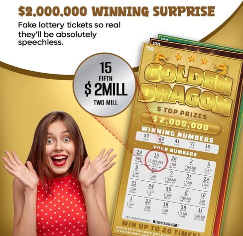 Fake Lottery Tickets - 15 Pack Ultra Realistic Prank Scratch Off Tickets, $2 Million, $1 Million, $100K Winning Cards - Funny Gag Gifts, Easy-to-Scratch, White Elephant, Parties & Stress-Free Laughs in Saudi Arabia