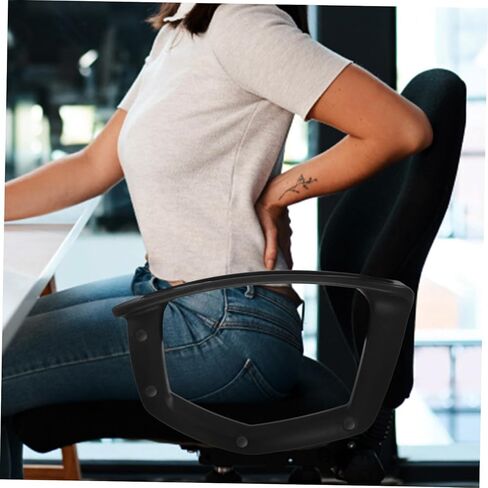 2Pcs Office Chair Arm Rest Replacement Armrest Accessories for Office and Home Chairs Easy to Install Comfortable Design for Enhanced Sitting Experience in Saudi Arabia