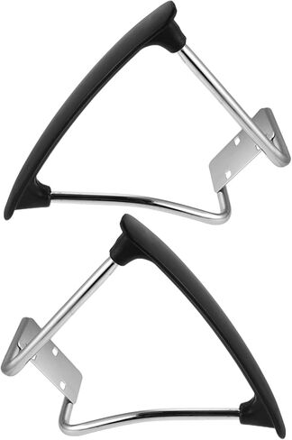 2pcs Stainless Steel Chair Armrest Replacement for Office and Gaming Chairs Armrest Repair Parts for Enhanced Stability and Aesthetic Upgrade in Saudi Arabia