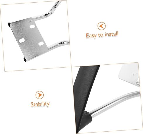 2pcs Stainless Steel Chair Armrest Replacement for Office and Gaming Chairs Armrest Repair Parts for Enhanced Stability and Aesthetic Upgrade in Saudi Arabia