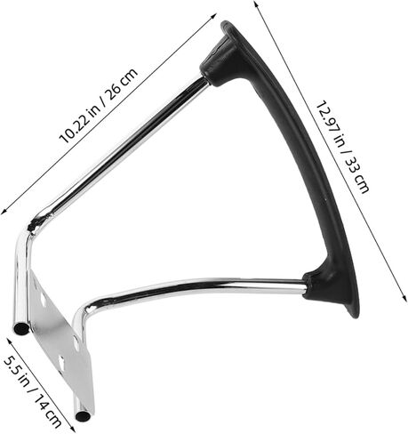 2pcs Ergonomic Stainless Steel Replacement Arm Rest for Gaming and Office Chairs Construction for Easy Installation and Maintenance in Saudi Arabia